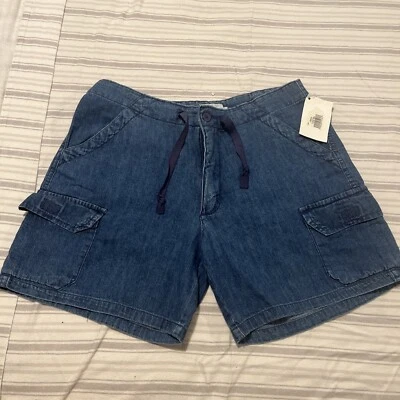 Pantalones Cortos Denim Junior Calvin Klein Años 90 Y2K De Colección Tiro Bajo Carga Botón Mosca 5 Foto 1 de 4