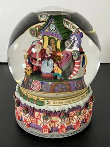 Radio City Music Hall Rockettes Nueva York Navidad Santa Claus Globo de Nieve ¡FUNCIONANDO! - Imagen 1 de 8