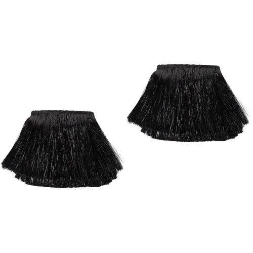 VETEMENTS Confezione 2 Nappe Materiali Ausiliari Bordo Metallizzato Frange Abbigliamento Decorativo