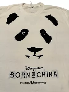Walt Disney Natural Club Panda T-Shirt Mens XL White Black Graphic Art Light - Picture 1 of 8