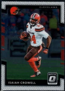 2017 Donruss Optic - ISAIAH CROWELL #12 base - Cleveland Browns 🏈 - Picture 1 of 1