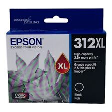 Exp. 12/2022 Genuine Epson 312XL High Capacity Black Ink Cartridge T312XL120-S