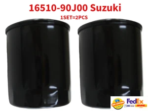 For Suzuki Outboard 16510-90J00 Oil Filter 70-140HP 16510-61A20-MHL 18-7896 x2PC - Picture 1 of 8