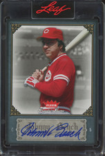 2006 Fleer Greats Of The Game #54 Johnny Bench Auto Autograph