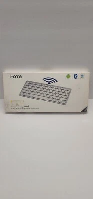 iHome Bluetooth Wireless Keyboard IMAC-K111S iPad Apple TV Mac New - Image 1 of 4