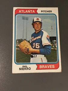 1974 TOPPS #29 PHIL NIEKRO VG-EX HOFer - Picture 1 of 2