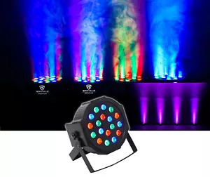 Rockville RockPAR50 LED RGB Compact Par Can DJ/Club DMX Wash Light+Dual Bracket - Picture 1 of 11