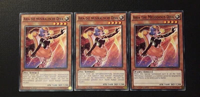 Yu-Gi-Oh! 3xAria die Musikalische Diva, DUEA-DE014, Common, 1. Auflage, NM/EX/EX - Bild 1 von 4