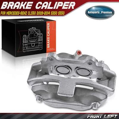 Pinça de freio dianteira esquerda do lado do motorista para Mercedes-Benz C216 W221 S350 S550 CL550 - Imagem 1 de 4