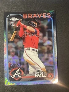 FORREST WALL 2024 TOPPS CHROME BASEBALL ROOKIE LOGOFRACTOR RC - Picture 1 of 1