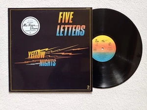 LP 33T FIVE LETTERS "Yellow Nights" ATROPA RECORDS ATR 510350 FRANCE 1980 VG++ - - Picture 1 of 4