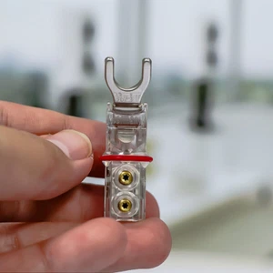 4-Teiliges Nextgen Kabelschuhe 8mm Feinsilber TORX Spade silver 0681-Ag DIY - Picture 1 of 3