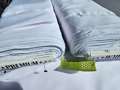 Voile Gardinen Stoff 300cm breit Meterware -  weiss - Bild 1 von 2