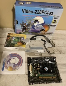 Jaton Nvidia G-Force FX 5200 VIDEO-228PCI-XS 128MB PCI Video Graphics Adapter - Picture 1 of 5