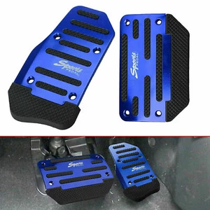 Universal Non-Slip Automatic Gas Brake Foot Pedal Cover Pad Car Accessories Blue - Bild 1 von 15