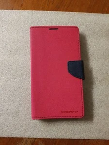 GOOSPERY Housse Agenda NOKIA Lumia 1320 Magenta & Bleu Marine - Bild 1 von 3