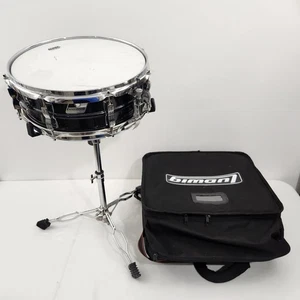 Ludwig 5x14 Black Galaxy Acrolite Snare Drum 8 Lug Stand Bookbag Case Bag - Picture 1 of 22