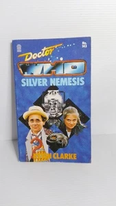 Libro Doctor Who Silver Nemesis Kevin Clarke Target Pb 1989 - Imagen 1 de 10