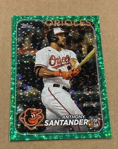 2024 Topps Serie 2 Anthony Santander Foilboard Verde #/499 #648 Orioles SB - Imagen 1 de 2