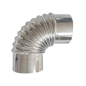 4 Inch Dryer Vent Elbow Galvanized Dryer Elbow Vent Tube Connector 90 Degree ... - Picture 1 of 6