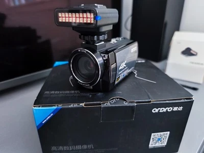 Видеокамера ORDRO AE8 4K 1080P 60 кадров в секунду инфракрасная цифровая камера охота на призраков б/у - Изображение 1 из 2
