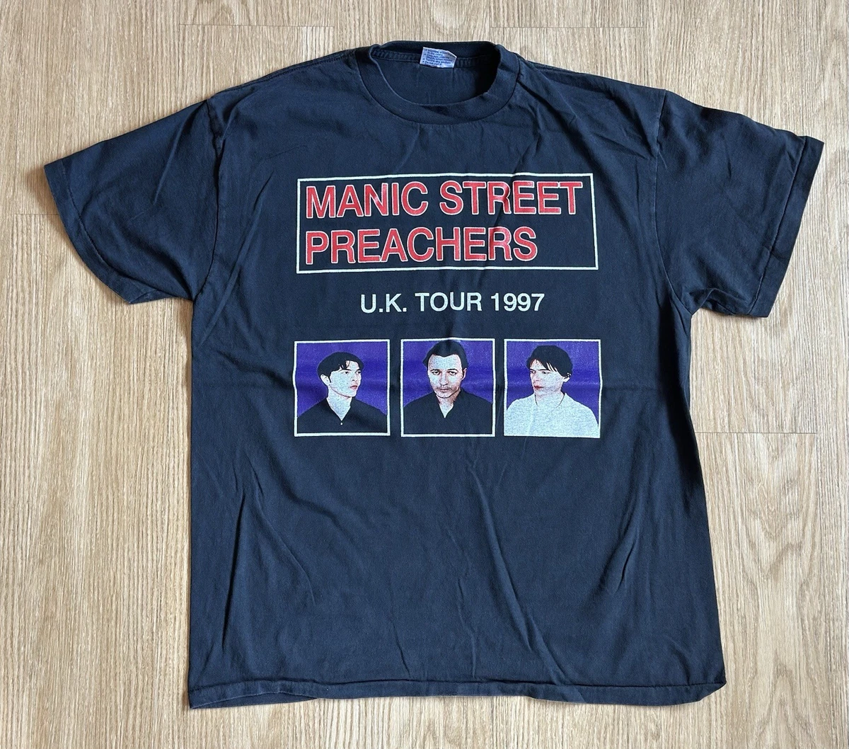 MANIC STREET PREACHERS Tシャツ Sサイズ ネイビー Vintage Manic Street Preachers Shirt Manic Millenium Shirt Men's