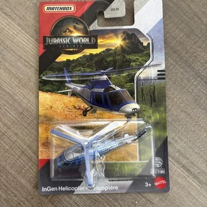 2025 MATCHBOX JURASSIC WORLD REBIRTH “INGEN HELICOPTER In HAND - Picture 1 of 3