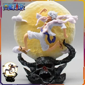 14 cm One Piece Luffy Gear 5 Moon Fairy Nika Figur Anime Action Modell Spielzeug - Bild 1 von 6