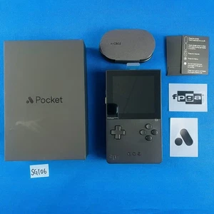 ◇SG106 Analoge Pocket Handheld Systemkonsole - Schwarz getestet funktioniert - Bild 1 von 6