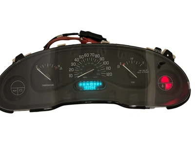 Cuadro de instrumentos velocímetro 03 04 Buick Century 183.962 millas LCD reconstruido Foto 1 de 4