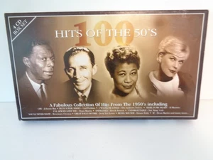100 Hits Of The 50's time 4 CD Box Set, Cole, Martin, Lewis, Clooney, Day+ - Picture 1 of 8