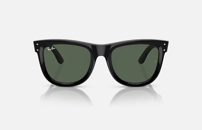 Gafas de sol Ray-Ban RBR0502S WAYFARER REVERSO 6677/VR pulidas negras/verdes oscuras Foto 1 de 4