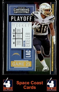 Boleto de playoffs Panini Contenders 2020 Austin Ekeler #57/199 - Imagen 1 de 2