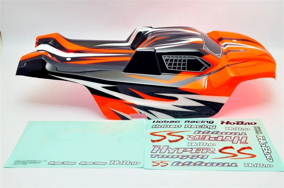Hobao 1/8 Hyper SST Painted Truggy Body (Orange) - HB92008 - Image 1 of 1