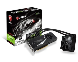 MSI GeForce GTX 1070 Sea Hawk Corsair WATER COOLED 8GB GPU - Picture 1 of 9
