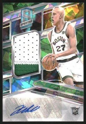 2023-24 Panini Spectra Astral #214 Jordan Walsh Auto Jersey /35 - Image 1 of 2