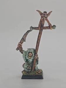 Warhammer Fantasy Skaven Plague Monk Command Standard Bearer Metal CR17 - Picture 1 of 2