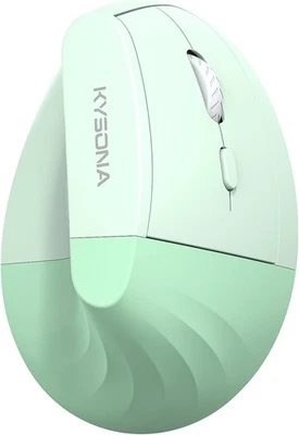 KYSONA EM18 Vertical Mouse – Bluetooth & 2.4G, 5-Level DPI, Silent – Green - Image 1 of 4