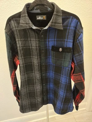 Vintage Mr. Bathing Ape BAPE NUEVO SIN ETIQUETAS 2XL Lana Raro Retazos Cuadros Ropa de Calle Y2K Foto 1 de 4