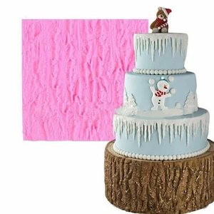 1 pcs Baumrinde Fondant Marzipan Tortendeko Seife Ausstecher Silikonform A - Bild 1 von 5