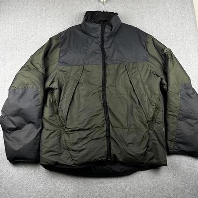 Chaqueta de Competición Nautica Para Hombre 2XL Verde Negro Plumón Puffer Cremallera Completa Invierno Foto 1 de 4