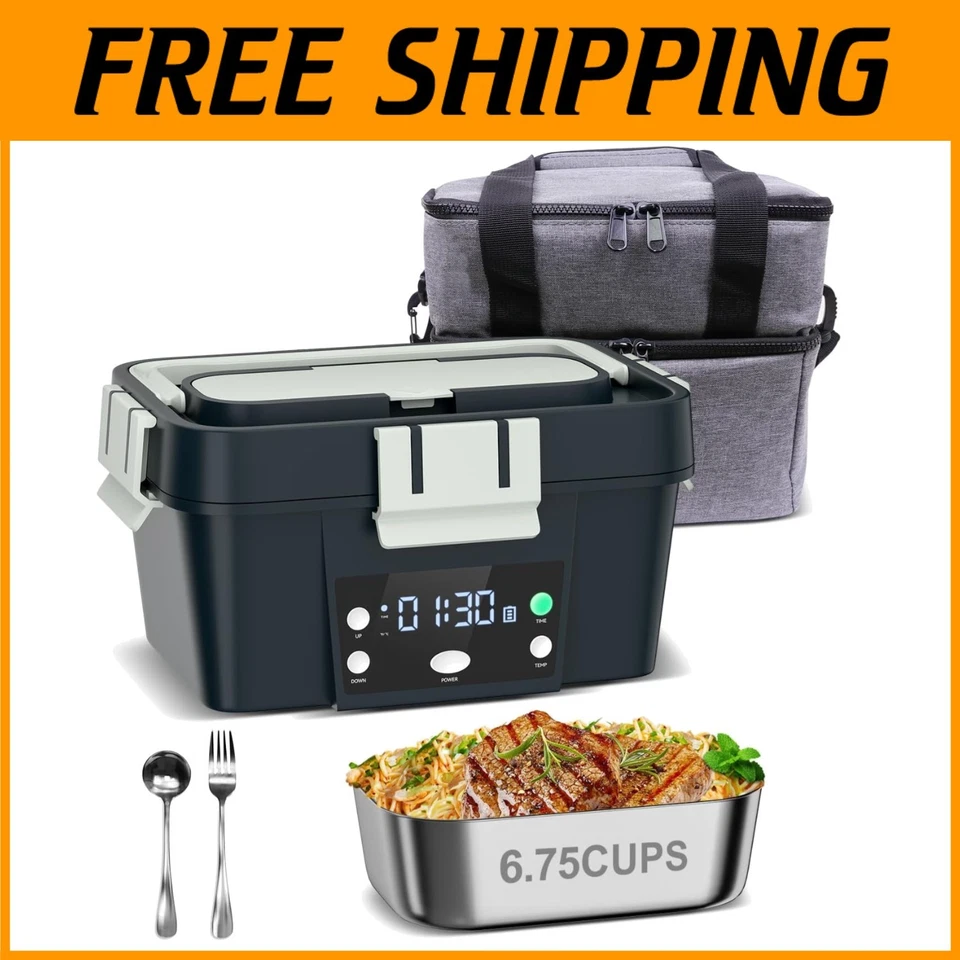 Lancheira aquecida fácil de limpar - Solução completa para refeições - Imagem 1 de 4