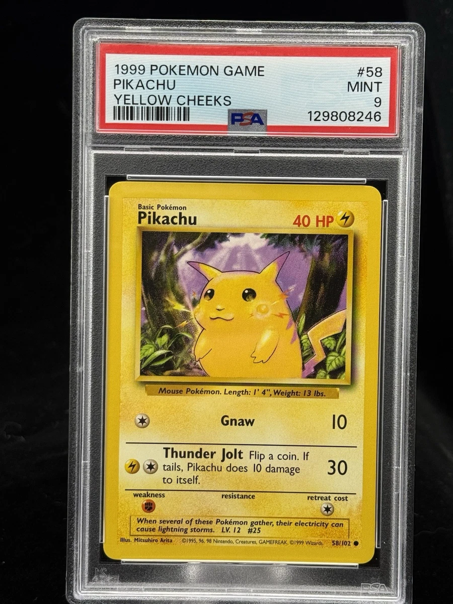 Pikachu Pokémon TCG Professional Sports Authenticator (PSA) Grade