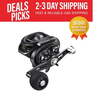 Alijoz 400 Baitcasting Reel - Aluminum, Low Profile, 38Lbs Max Drag - Picture 1 of 9
