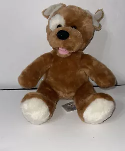 Build A Bear Brown Sugar Puppy Plush White Eye Spot 13” Lovey Retired - Picture 1 of 5