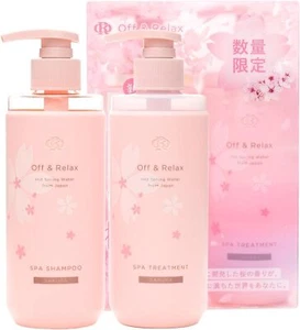 Off & Relax OR Spa Shampoo + Hair Treatment Sakura Limited Set 260ml - Picture 1 of 6
