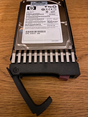 HP 72GB 15k SAS Single Port HDD with Caddy (432321-001 418373-008) - Tested - Image 1 of 4