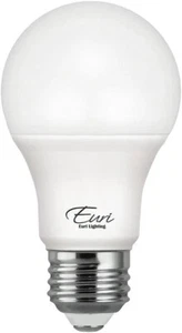 Euri Lighting 9W 5K Omnidirectional LED A19 A Line Pear LED Light Bulb Pk of 24 - Picture 1 of 9