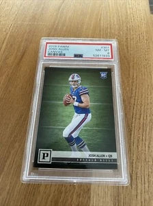 2018 Panini Josh Allen RC #307, ROOKIE Canvas Card, PSA 8 - Bild 1 von 2