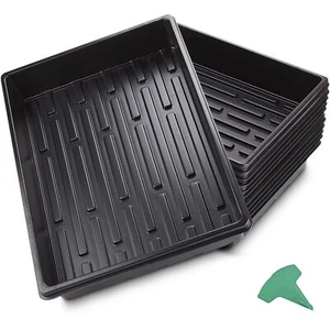 Seed Starter Trays Plastic Planting Germination Tray with Labels Drainage Hole - Picture 1 of 37